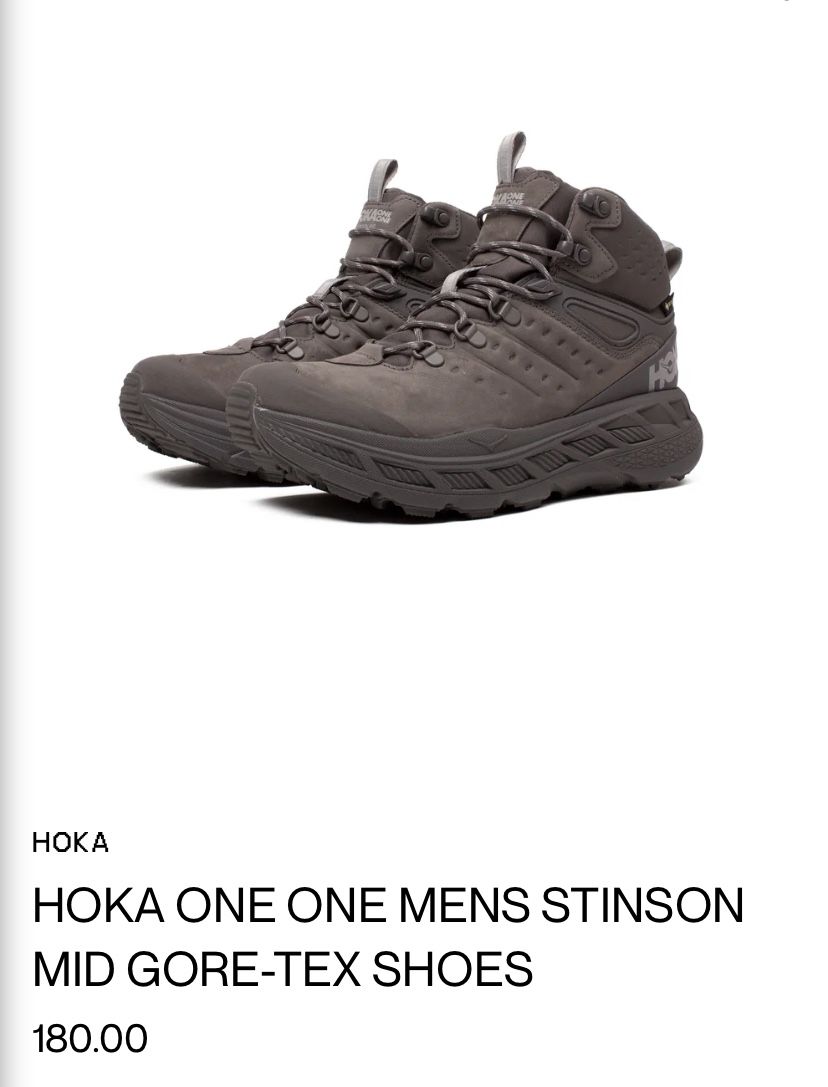 Hoka ONE ONE Stinson Mid Size 9.5