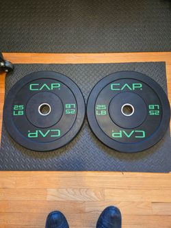 CAP 25lb Olympic Bumper Plates