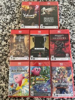 Kirby the forgotten land street fighter 6 hades dragon quest 1 & 2 yakuza 0 Hogwarts legacy dragon ball assassins creed Nintendo switch 2