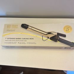 1” Extended Barrel Curling Iron