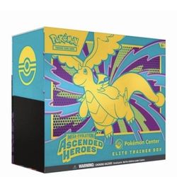 Ascended Heroes Elite Trainer box Pokemon Center