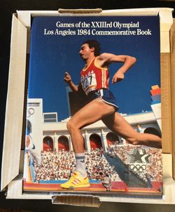Games of the XXIIIrd Olympiad Los Angeles 1984 Commemorative Book NEW