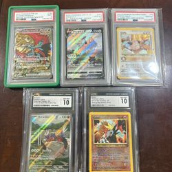 Graded pokemon cards