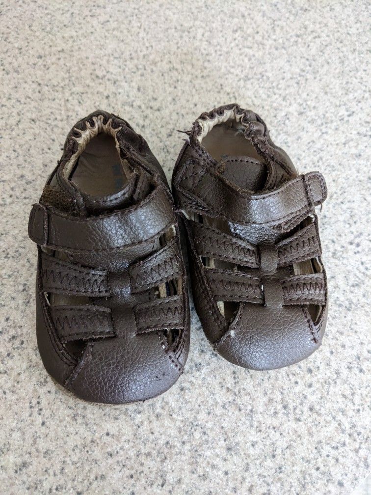Robeez Brown Baby Sandal