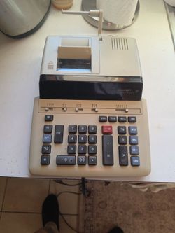 SHARP COMPET VX-2652B 12 DIGIT DESK TOP TABULATING CALCULATOR