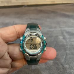 Marathon T5K817 Sport Watch Timex Aqua Turquoise Women's Digital Watch Works