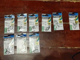 Owner Fishing Hooks Mixed Lot of 7 Packs