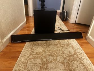 Samsung TV bar and subwoofer