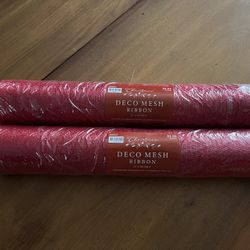 Deco Mesh Ribbon 2Rolls