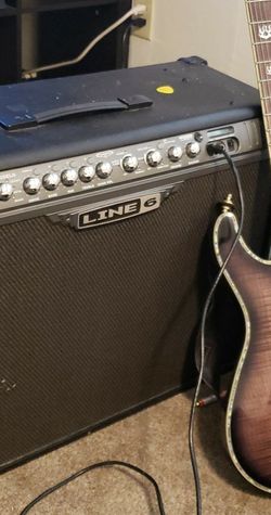 Amp And Guitar