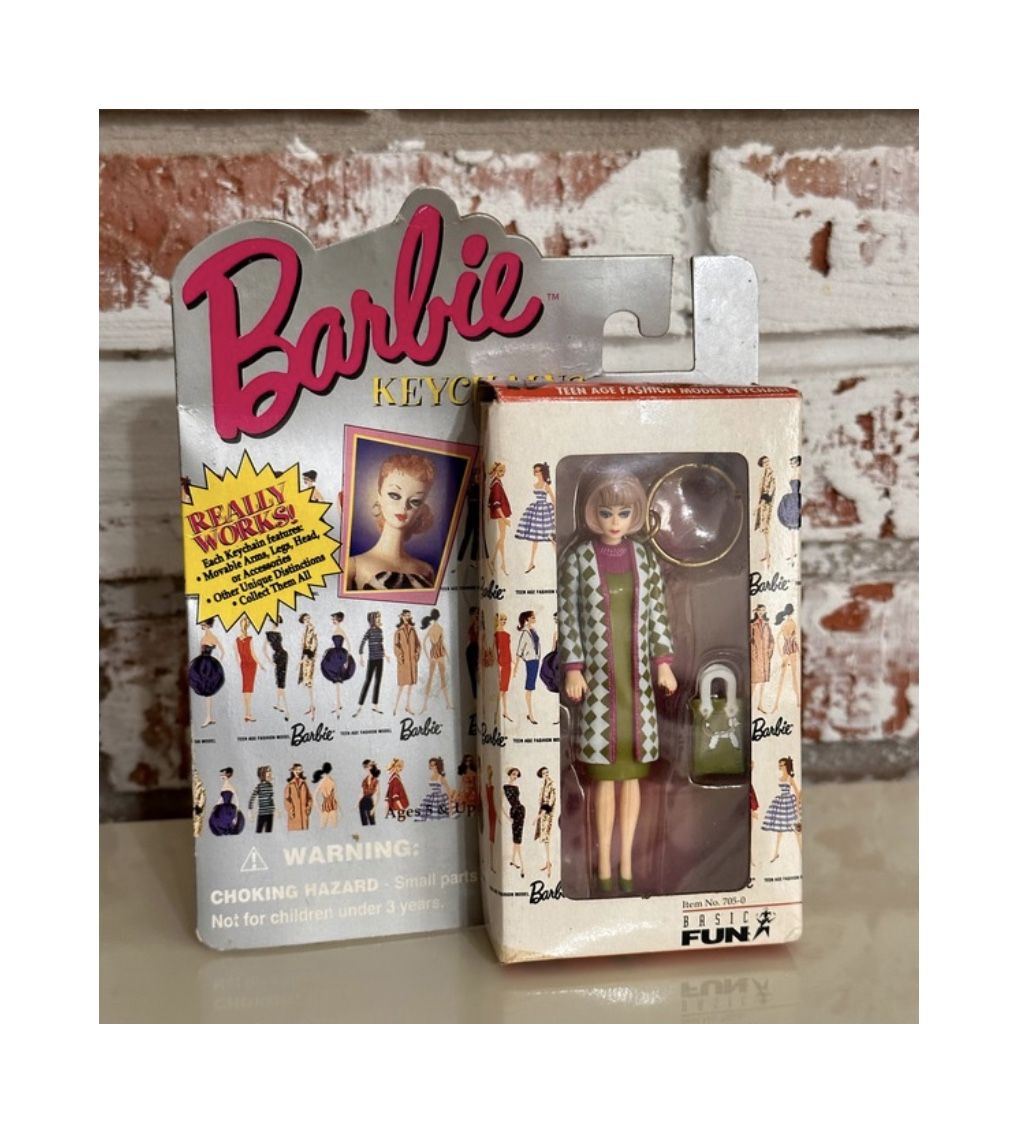 Barbie Poodle Parade Key Chain NEW in Box 1995 Vintage
