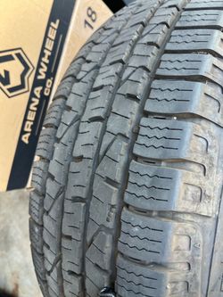 Single 265/65/18 used Goodyear tire 90% life left 265/65r18 Llanta Usada 90% de Vida