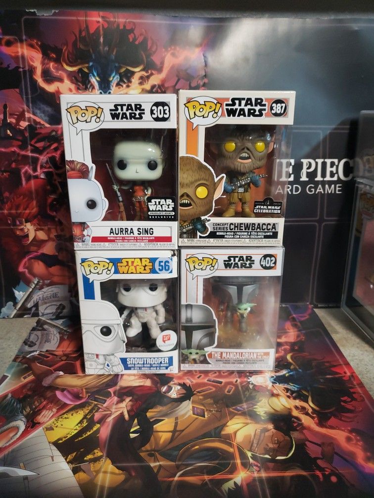 Star Wars FUNKO ACTION FIGURE TOYS The MANDALORIAN Chewbacca