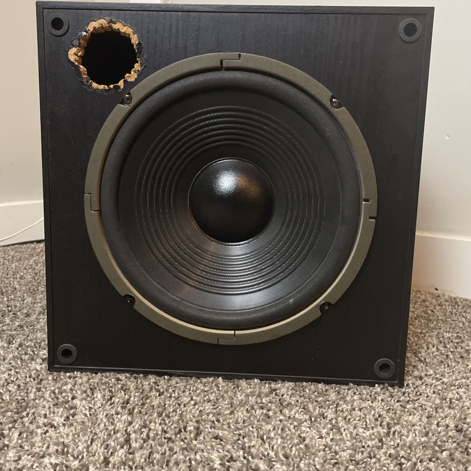 100W Ported 10” JVC Subwoofer (Powered)