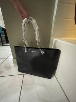 Michael Kors Women’s Large Leather Purse Wallet Travel Tote Bag w/ Pouch *NEW* 