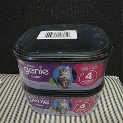 Litter Genie Jumbo 2 Pack  New