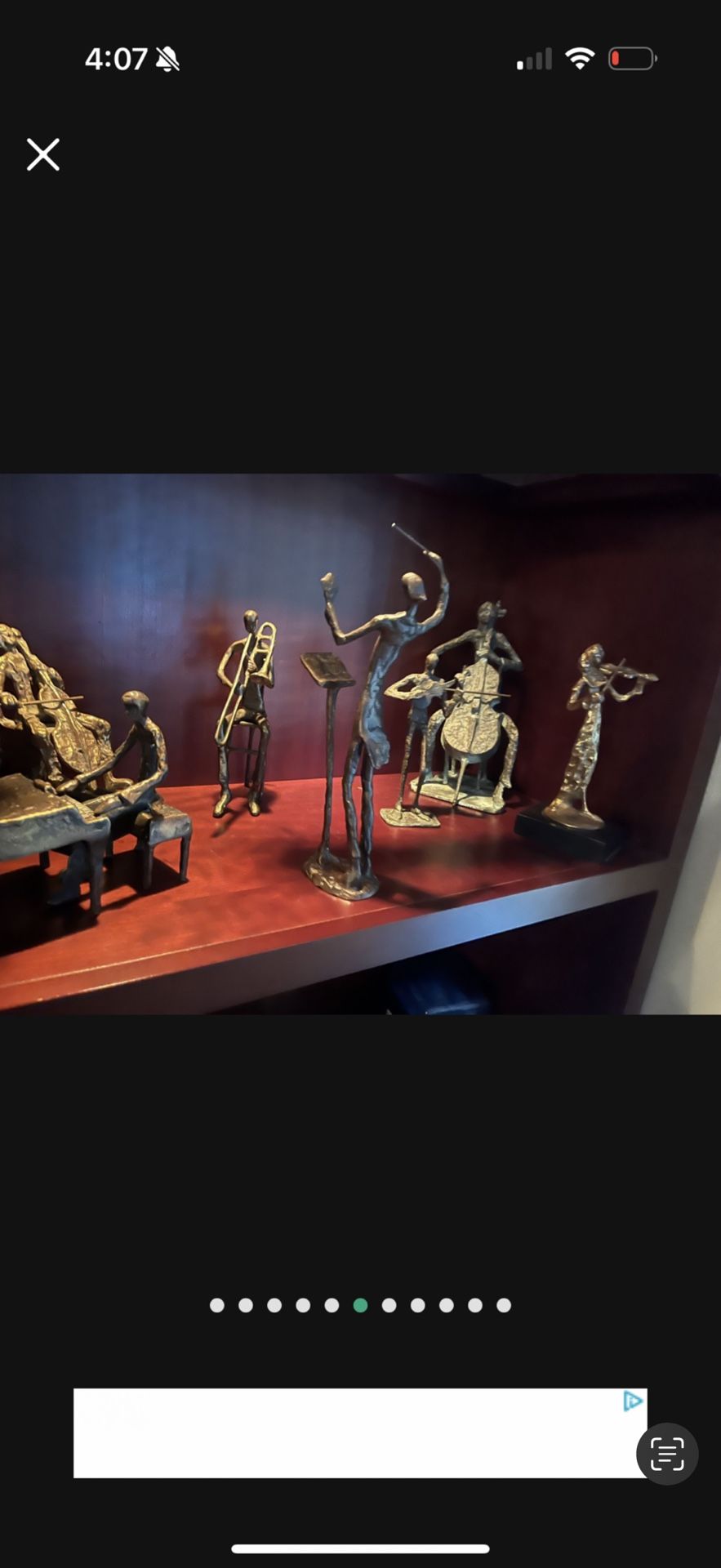 Antiques Vintage Bronze Statues 