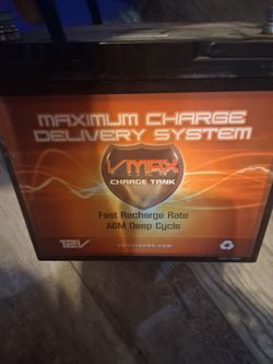 VMAX Charge Tank 12V AGM Deep Cycle Battery