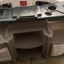 Kids Gray Play Kitchen Water Table