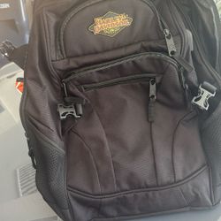 Harley Davidson Backpack With Rain Pouch