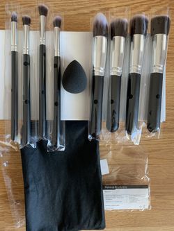 8 piece makeup brush set
