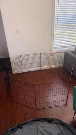 Dog playpen with waterproof mat