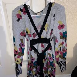 Floral/Zebra Print Long sleeve