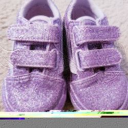 GLITTER VANS SIZE 4