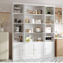 Freestanding White MDF Door organizer