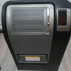 Lesco 25 Inch Cyclone Ceramic Electric Space Heater With Adjustable Thermostat.