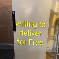 Amana Upright Freezer.(Dimensions:28" W 28" D 62" H