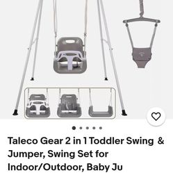 Taleco Gear 2 In 1 BABY Swing Set