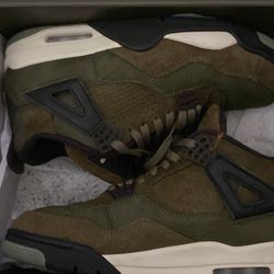  Jordan 4 Retro Olive throw a price