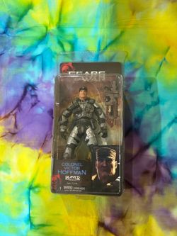 NECA Gears of War 2 Colonel Victor Hoffman Action Figure New