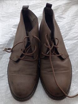 Brown Leather Chukka Desert Boots size 11.5 men's
