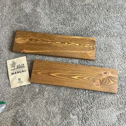 Solid Wood Floating Shelves (set of 2)