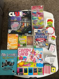 Board Game and Card Game Bundle - 10 items