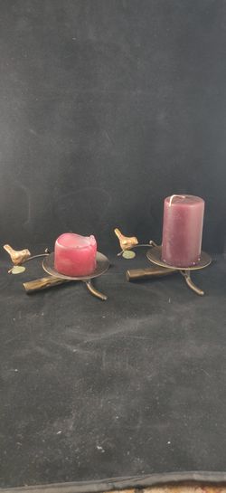 2 Decorative Candle Holders