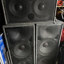 Selling JBL SPEAKERS And SLS Double 12” With A NX6000W Amplifier 