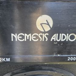 bocinas y cajon y amplifier  2000 whats