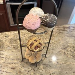 Collectible Antique Baking Table Decor 