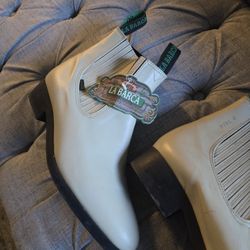 Botín Charro Color Hueso Del 8 México 