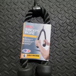 tricep cable  rope  attachment