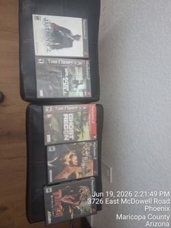 PS2 Game Bundle - 5 Classic Games (Hitman, Splinter Cell & More)