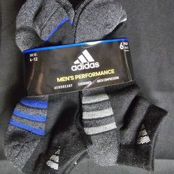 Adidas Men's Performance Socks BRAND NEW 