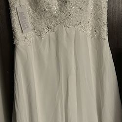 New White Wedding Dress 