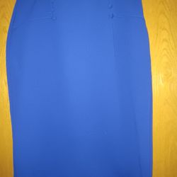 Women's Size Medium,  NYCC BLUE pencil Skirt 
