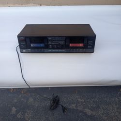 JVC Stereo Double Cassette Deck Model Tdw10