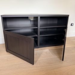 Entertainment Console Cabinet  - Black