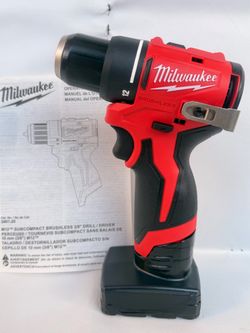 Milwaukee m12 Subcompact Brushless 3/8" Drill/Driver TOOL ONLY TOOL ONLY